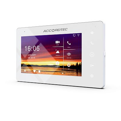 Комплект видеодомофона с wi-fi для дома AT-VD720W WH / AT-VD A309H GR