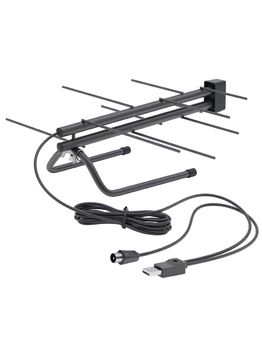 Антенна телевизионная комнатная ДМВ CADENA BAS-5133-USB активная
