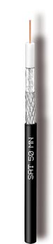 Кабель коаксиальный RG-6 Италия Cavel SAT 50 черный (бухта 100 метров)