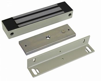 ML-295K с уголком, цвет Белый Электромагнитный влагозащищенный замок IP67