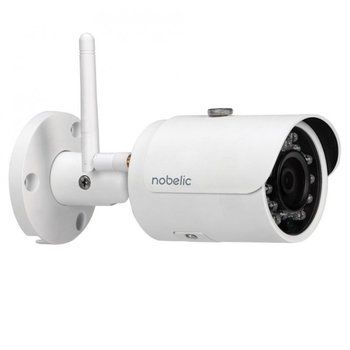 Nobelic NBLC-3130F-WSD Ivideon Уличная 1,3 МП bullet IP видеокамера с ИК-подсветкой ; КМОП-матрица 1/3' CMOS , день/ночь с механическим ИК-фильтром; видео с разрешением 1280x960 30к/с, фиксированный объектив 3.6 мм (2.8мм опционально), c углом обзора 72°;