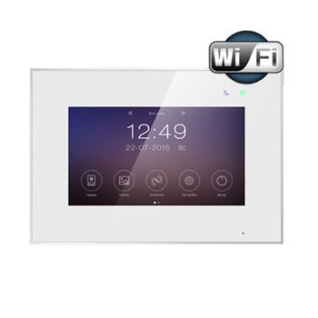 Монитор видеодомофона Tantos Marilyn HD Wi-Fi, дисплей TFT, цветной, сенсорный, 7 дюймов, 1024х600, возможность переадресации вызовов на мобильное приложение "vhOme" и удаленное управления замками подключенными к вызывным панелям,