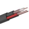 Кабель для видеонаблюдения КВК-П 2х0,75M (CU), 200м, черный (Cadena)