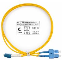 Cabeus FOP(d)-9-LC-SC-1m Шнур оптический duplex LC-SC 9/125 sm 1м LSZH