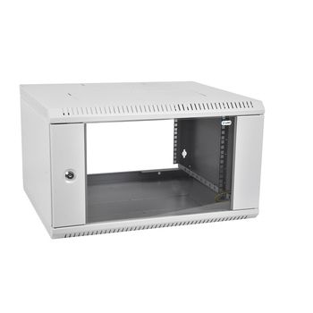 Настенный шкаф 19" ЦМО ШРН-Э-6.500 (345x600x520), 6U, дверь - стекло.