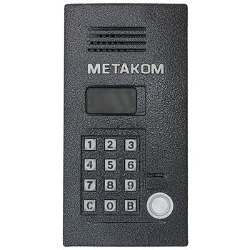 МК 2012-ТМ4Е блок вызова (многоабонентный антивандальный блок вызова метаком емкость абонентов до 999)