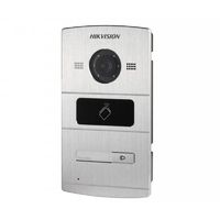 DS-KV8102-IM. 1.3Мп IP вызывная панель, на 1-го абонента, корпус - алюминий, HD720P, 25к/с, 10M/100M адаптивный Ethernet, RS-485, 12В DC, PoE (с коммутаторами Hikvision DS-KAD606, DS-KAD612)