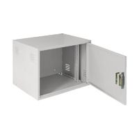 EC-WS-096045-GY. Шкаф телекоммуникационный 19" настенный антивандальный; 9U; Неразборный; Замок; Сталь 2 мм; IP31; Нагрузка 100 кг; RAL 7035; 600 x 470 x 450 мм, полезная глубина 445 мм