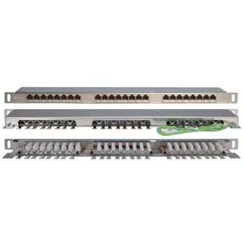 Патч-панель 19", 24 портов RJ-45, категория 6e  PPHD-19-24-8P8C-C6SH-110D
