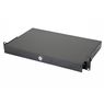 Панель 47D-24-30-2L-04-11BL Eurolan Коммутационная 19'' 1U выдвижная, корпус 24 адаптера, укомплектованная: адаптеры 4 x duplex LC OM3 + пигтейлы LC/PC + сплайс-кассета + КДЗС, 50/125 OM3