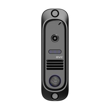 Вызывная панель в/дом DVC-414Bl Color, PAL, 800 твл, накл. "башня", уголок, козырек (черный)