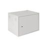 EC-WS-096045-GY. Шкаф телекоммуникационный 19" настенный антивандальный; 9U; Неразборный; Замок; Сталь 2 мм; IP31; Нагрузка 100 кг; RAL 7035; 600 x 470 x 450 мм, полезная глубина 445 мм