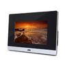 Atis AD-750HD S-Black. Видеодомофон 7", 2 HD/аналоговые вызывные панели, 2 HD/аналоговые видеокамы, 2 датчика тревоги, 3 видеодомофона и 1 дополнительного монитор
