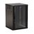 Hyperline TWB-1266-GP-RAL9004 Шкаф настенный 19-дюймовый (19'), 12U, 650x600х600мм, стеклянная дверь с перфорацией по бокам, ручка с замком, цвет черный (RAL 9004) (разобранный)