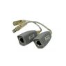 TA-U1/1+RA-U1/1 удлинитель USB 1.1 интерфейса для клавиатуры и мыши по кабелю витой пары (CAT5/5e/6) до 100м, USB звуковые платы и т.д. до 70 м. Комплект (приёмник + передатчик), USB А (для подключения устройств)