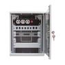 Шкаф настенный ЦМО ШРН-8.255-10 8U 320x310мм пер.дв.стекл съемные бок.пан. серый