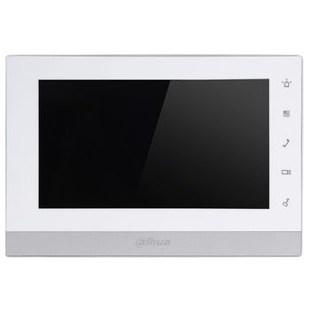 Монитор IP-видеодомофона Dahua DHI-VTH1550CH, диагональ 7" цветной TFT LCD емкостной сенсорный дисплей, разрешение экрана 800х480