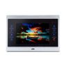 Atis AD-740HD S-Black. Видеодомофон 7", 2 HD/аналоговые вызывные панели, 2 HD/аналоговые видеокамы, 2 датчика тревоги, 3 видеодомофона и 1 дополнительного монитор