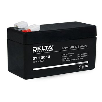 Аккумулятор 12012 Delta DT 12В 1,2 А/ч