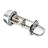 Abloy CY 001 N chrome. Цилиндр ключ+поворотная кнопка