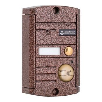 AVP-451 (PAL) Proxy (медь), 4-х проводная; антивандальная накладная видеопанель на 1 абонента; с ИК подветкой до 0,6м, матрица 1/3", 1000 ТВл