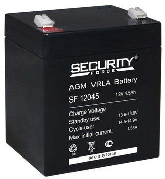 Аккумулятор SF 12045, 12В 4,5А/ч