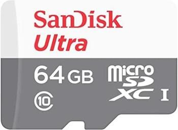 Карта памяти MICRO SDXC 64GB UHS-I SDSQUNR-064G-GN3MN SANDISK без SD-адаптера
