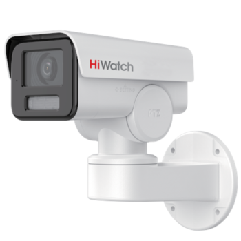 PTZ-Y2404I-DE HiWatch 4Мп уличная цилиндрическая PT IP-камера c EXIR-подсветкой до 50м и встроенным микрофоном