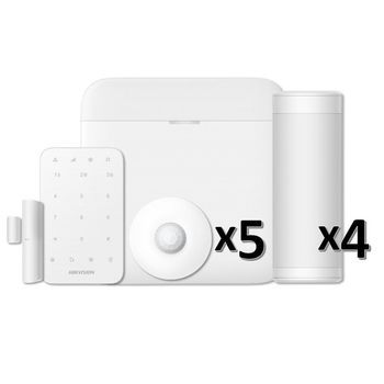 Комплект охранной сигнализации AX Pro DS-PWA64-L-WE(RU) / DS-PDTT15AM-LM-WE / DS-PK1-E-WE