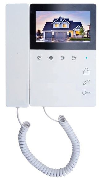 Монитор видеодомофона цветной Tantos Elly-S TFT LCD 4,3" с трубкой на магните