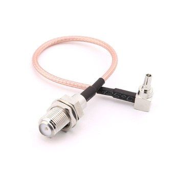 Адаптер антенный 3G/4G Huawei F-female - CRC9 (угловой)