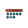 Wi-Tek WI-PS305G (v2) неуправляемый гигабитный коммутатор с функцией PoE