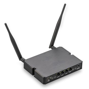 Роутер Kroks Rt-Cse DM e6 U с двумя встроенными 4G модемами LTE cat.6, разъем F-female