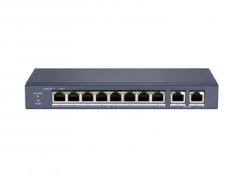 DS-S1008P Сетевой неуправляемый коммутатор 8 RJ45 100M PoE