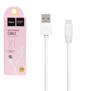Hoco X1 белый кабель USB 2.4A (TYPE C) 1м