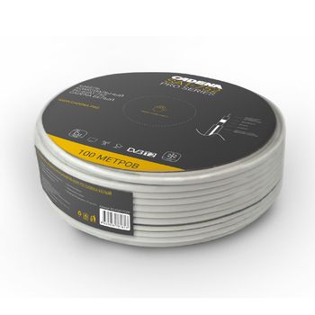 Кабель коаксиальный RG-6SAT-752W CADENA белый
