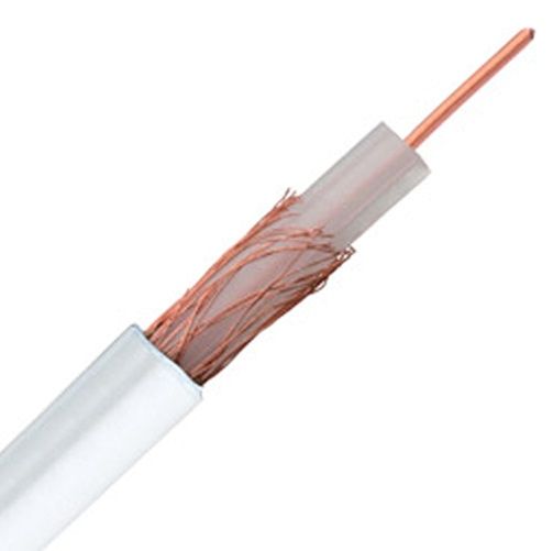 Кабель RG-6U Чувашкабель белый, медь