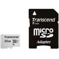 Карта памяти Transcend 32GB microSDHC Class 10 with SD adapter (TS32GUSD300S-A)