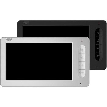 CTV-M400 B монитор видеодомофона, 4,3", Hands free, сенсорные кнопки, накладное крепление, подключение до 2 вызывных панелей, AC 100~240В, 151х90х25.2мм, цвет корпуса - черный