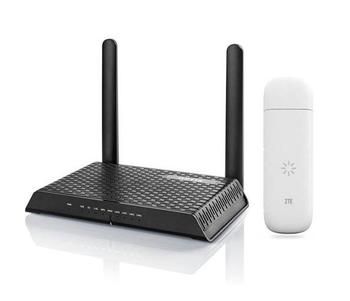 Комплект 4G интернета ZTE MF 823 (М100-3) / Netis N1 Wi-Fi до 100 м2