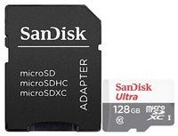 SDSQUNR-128G-GN6TA Карта памяти microSDXC 128Gb Class10 Sandisk