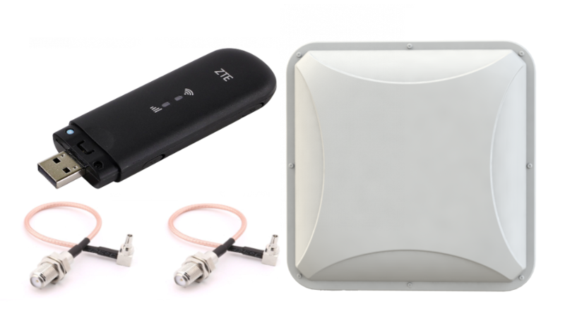 Комплект 4G интернета PETRA BB 75 MIMO 2x2 / ZTE MF79RU