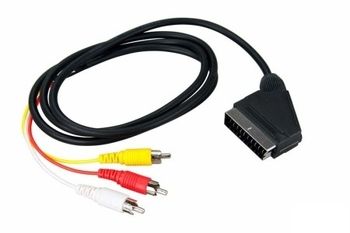 Шнур SCART- 3RCA 1,0m REXANT