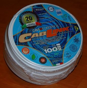 Кабель CabLink DG Smart 7 RG-6 75Om (100m) Италия