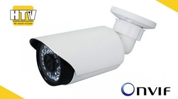 Уличная IP камера HTV-IP-T101 (3,6), 720P, PoE, объектив 3,6, ИК подсветка