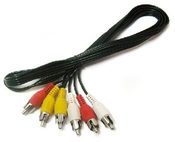 Шнур 3RCA - 3RCA (тюльпаны)
