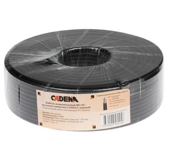 Кабель RG-6U CADENA черный