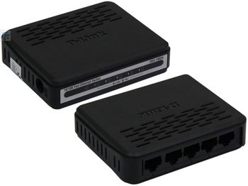 Коммутатор (свитч) D-LINK DES-1005 A/E, 5-port