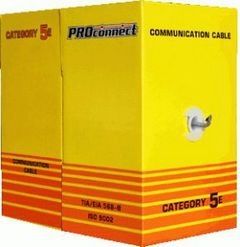 Кабель FTP 4PR 24AWG CAT5E OUTDOOR 305M PROCONNECT