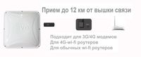 Антенна "Профессионал" 3G/4G, переходник для модема CRC-9